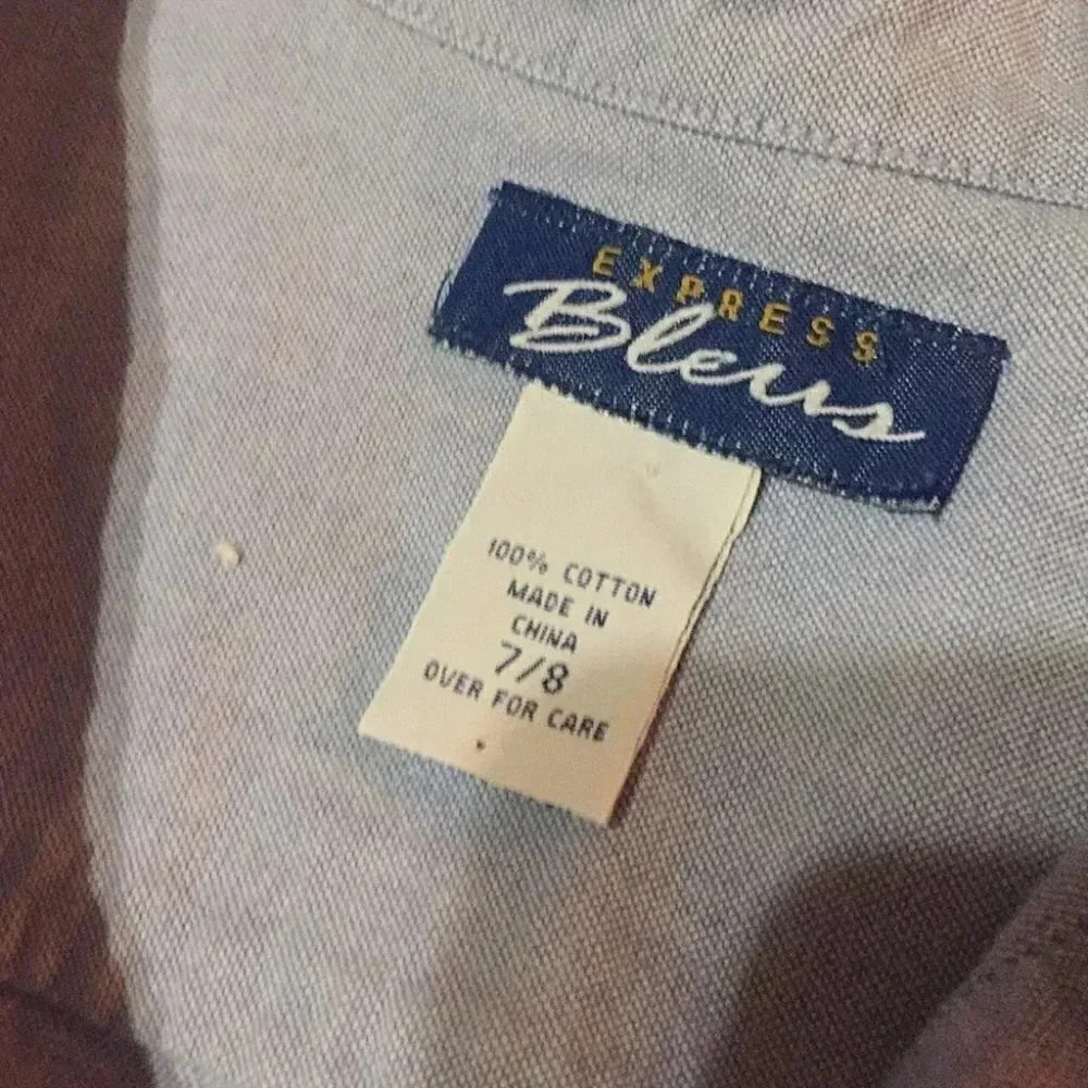 Express Bleus button down - Picture 3 of 4
